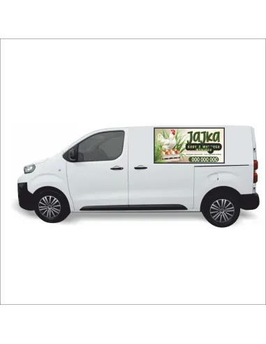 Reklama Naklejka na Samochód 0.5 m2 Jajka Personalizowany