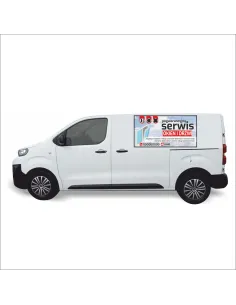 Reklama Naklejka na Samochód 0.5 m2 Serwis Okna i Drzwi