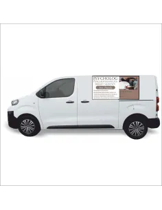 Reklama Naklejka na Samochód 0.5 m2 Psycholog dla Firm
