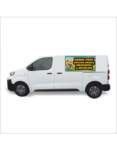 Naklejka na Samochód Reklama Wynajem Atrakcji Dmuchanych