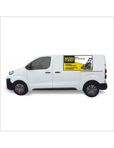 Naklejka – Na Samochód Reklama Naprawa Elektronarzędzi