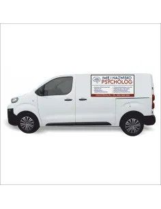 Naklejka Reklama Samochód 0 5 m2 Usługi Psychologiczne