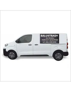 Reklama Naklejka na Samochód 0.5 m2 Balustrady dla Firm