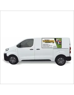 Reklama Naklejka na Samochód 0.5 m2 Usługi Ogrodnicze