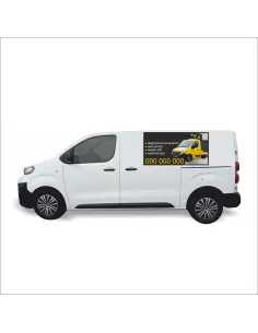 Reklama Naklejka na Samochód 0.5 m2 Auto Pomoc/ Laweta