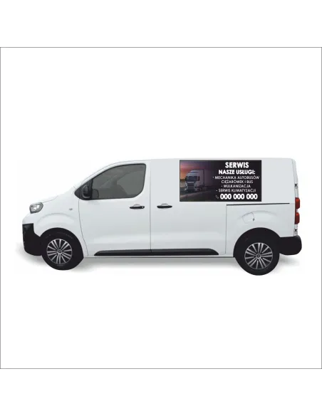 Reklama Naklejka na Samochód 0.5 m2 Serwis Personalizowany