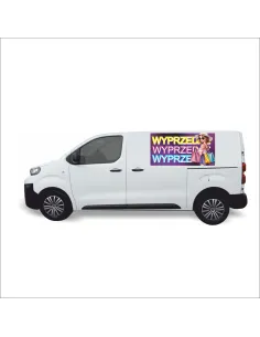 Reklama Naklejka na Samochód 0.5 m2 Wyprzedaż dla Firm