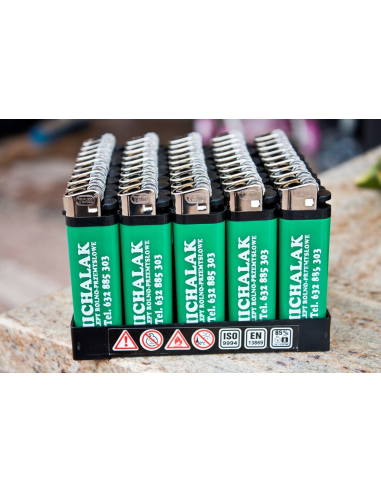 Zapalniczka Reklamowa z Nadrukiem UV logo 500 szt Promocyjny