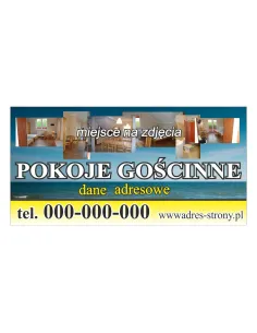 Baner Reklamowy Gotowe Wzory Banerów – Pokoje Gościnne