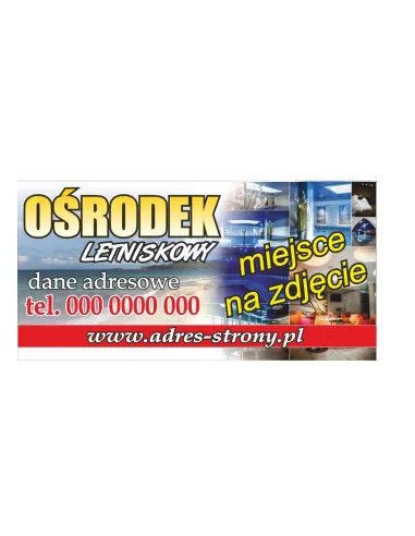 Baner – Ośrodek Letniskowy Gotowy Projekt Reklamowy