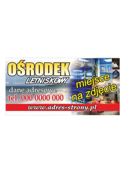 Baner – Ośrodek Letniskowy Gotowy Projekt Reklamowy