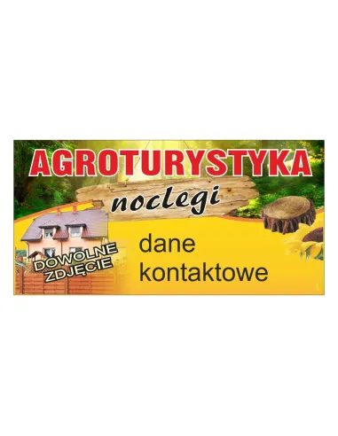 Baner – Agroturystyka Reklamowy Gotowe Wzory Banerów
