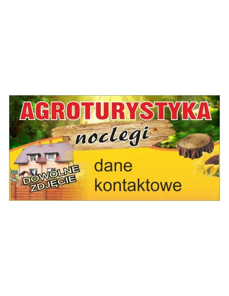 Baner – Agroturystyka Reklamowy Gotowe Wzory Banerów
