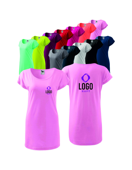 Koszulka/sukienka Damska z Własnym Haftem Personalizowany