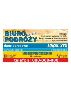 Baner Reklamowy Gotowe Wzory Banerów – Biuro Podróży