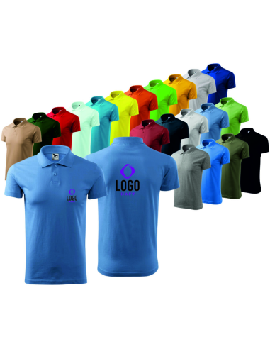 Koszulka Polo Męska T Shirt Nadrukiem Haftem logo 5