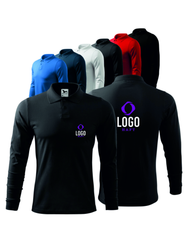 Polówka Męska z Własnym Haftem Nadrukiem logo sztuk