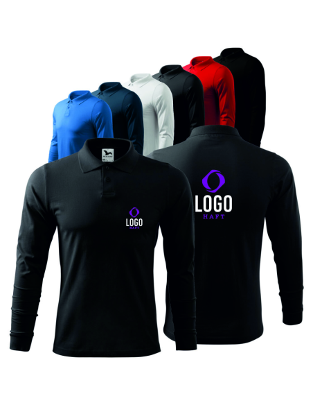 Polówka Męska z Własnym Haftem Nadrukiem logo sztuk