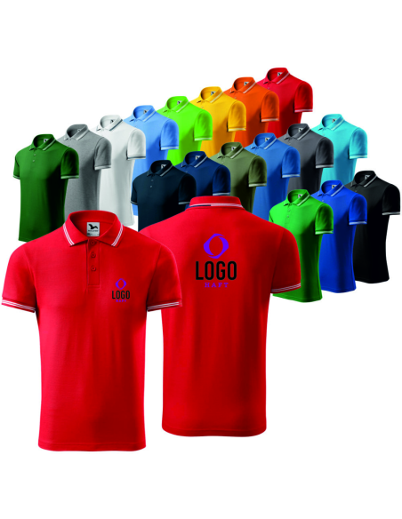 Koszulka Polo Męska T Shirt Nadrukiem Haftem Personalizowany