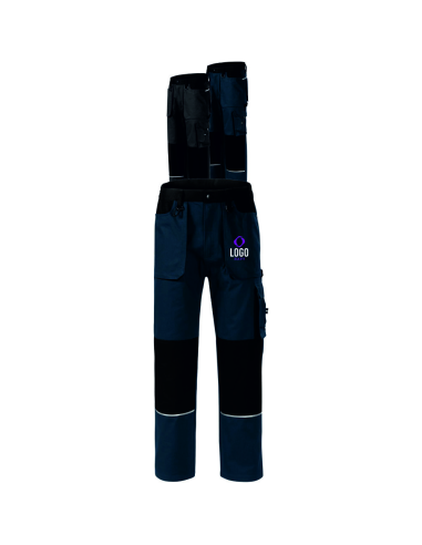 Spodnie Robocze z Własnym Haftem Nadrukiem logo z Projektem