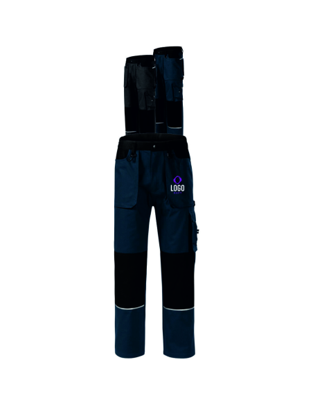 Spodnie Robocze z Własnym Haftem Nadrukiem logo z Projektem