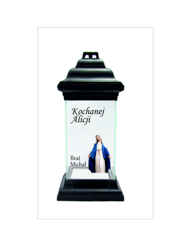 Personalizowany Znicz Kapliczka dla – Siostry Napis