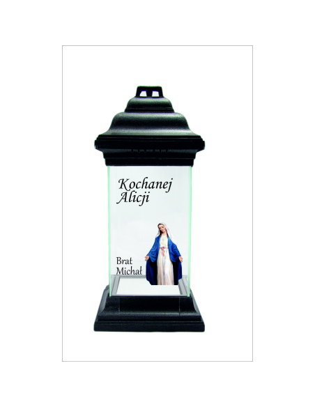 Personalizowany Znicz Kapliczka dla – Siostry Napis