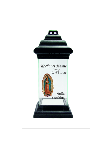 Personalizowany Znicz Kapliczka dla Mamy Napis z Dedykacją