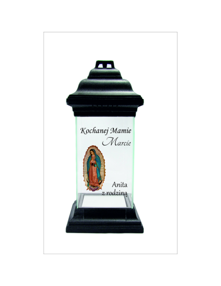 Personalizowany Znicz Kapliczka dla Mamy Napis z Dedykacją