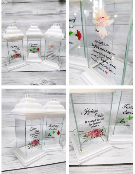 Personalizowany Znicz Kapliczka dla – Siostry Napis