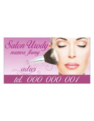 Baner Reklamowy Gotowe Wzory Banerów – Salon Urody