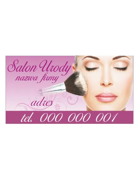 Baner Reklamowy Gotowe Wzory Banerów – Salon Urody