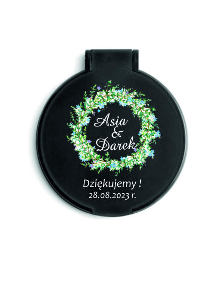 Lusterko Personalizowane Podziękowania Ślub Gości Wesele