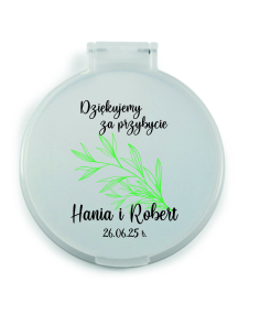 Lusterko Personalizowane Podziękowania Gości Ślub Wesele