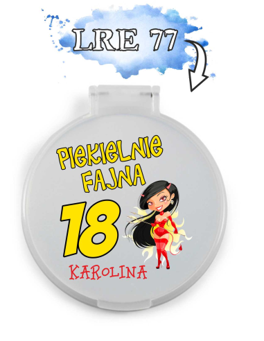 Lusterko Podziękowanie dla Gości Prezent Urodziny Różne