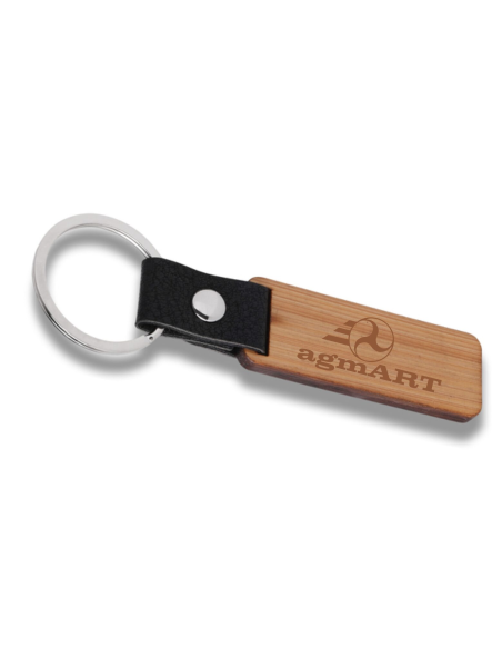 Brelok Bambusowy Reklamowy Gadżet 25 sztuk na Zamówienie