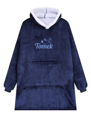 Kocobluza Bluza Koc Oversize Haftem Prezent Personalizowany