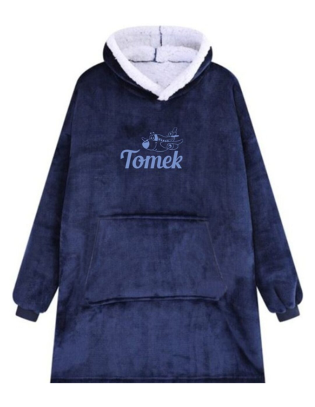 Kocobluza Bluza Koc Oversize Haftem Prezent Personalizowany