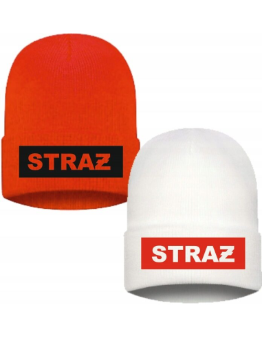 Czapka Zimowa Strażacka Straż Personalizowany z Haftem