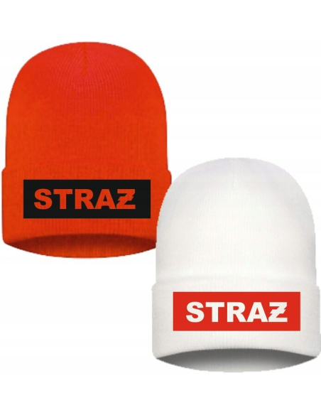 Czapka Zimowa Strażacka Straż Personalizowany z Haftem