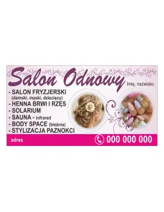 Baner Reklamowy Gotowe Wzory Banerów – Salon Odnowy