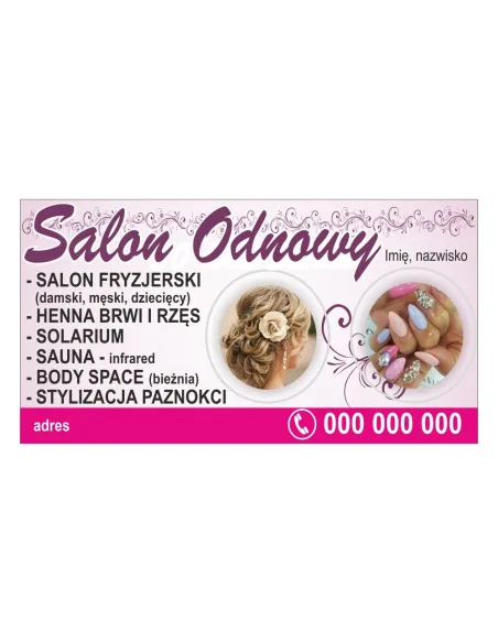 Baner Reklamowy Gotowe Wzory Banerów – Salon Odnowy