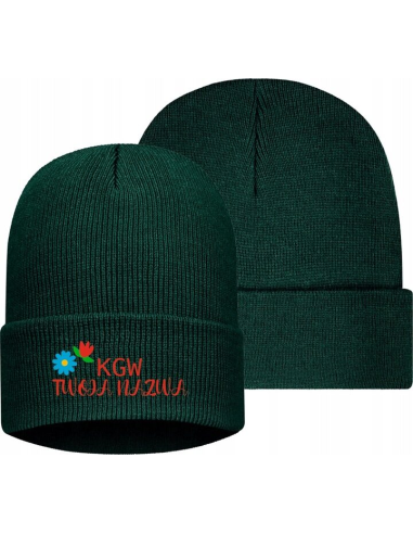 Czapka Zimowa Twój Haft logo Herb Napis Tekst KGW Koło