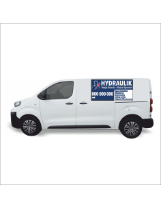 Naklejka na Samochód Reklama 0 5 m2 Hydraulik dla Firm