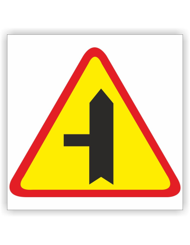 Znak Drogowy Tablica Informacyjna 6c Skrzyżowanie Drogą