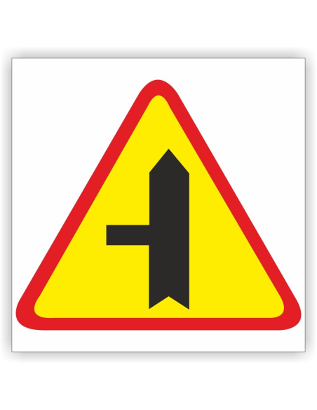 Znak Drogowy Tablica Informacyjna 6c Skrzyżowanie Drogą