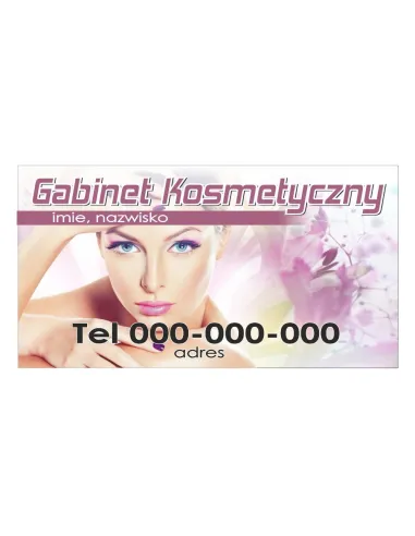 Baner Reklamowy Gotowe Wzory Banerów – Gabinet Kosmetyczny