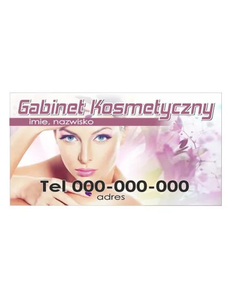 Baner Reklamowy Gotowe Wzory Banerów – Gabinet Kosmetyczny
