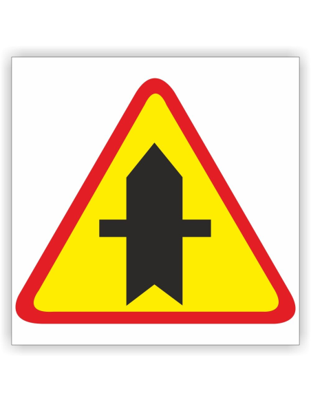 Znak Drogowy – 6a Skrzyżowanie Drogą Podporzątkowaną