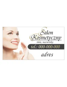Baner – Salon Kosmetyczny Reklamowy Gotowe Wzory Banerów